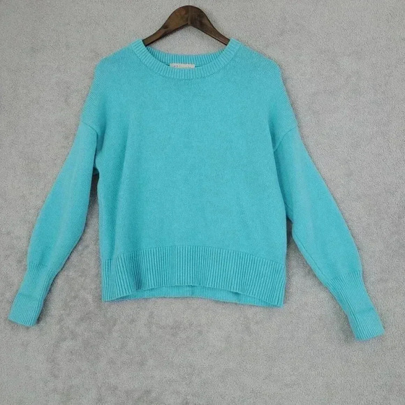 Philosophy Turquoise Knit Sweater XL Crew neck Women's 5PT - Picture 1 of 7